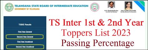 ts inter 1st year results toppers