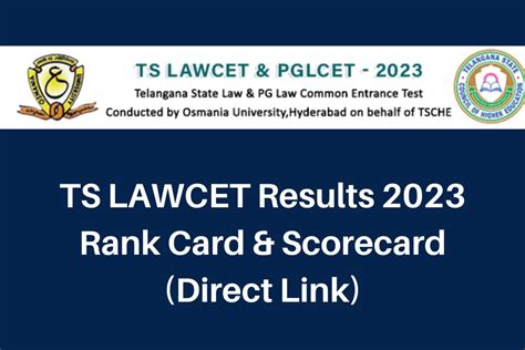 ts lawcet result rank card
