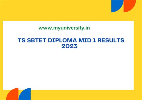 ts sbtet diploma results 2023