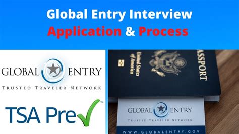 tsa global entry program online application