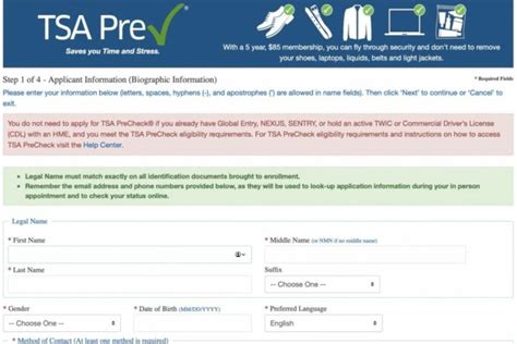 tsa precheck application wait time