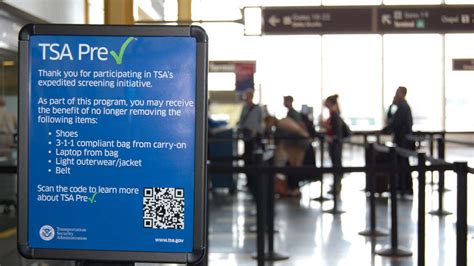 tsa precheck sign on