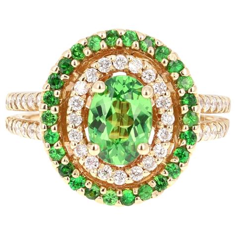 tsavorite garnet rings