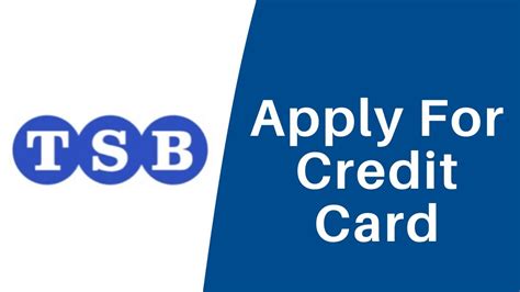 tsb apply for credit card
