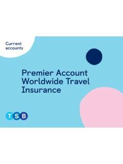 tsb premier account travel insurance policy