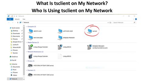 tsclient on network