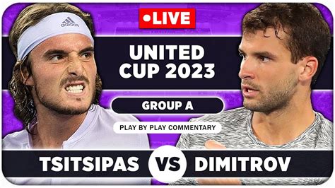 tsitsipas vs dimitrov united cup