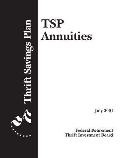 tsp annuity vs monthly payments