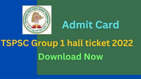 tspsc group 1 hall ticket download 2022