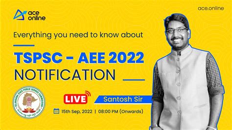 tspsc notification 2022 ae and aee