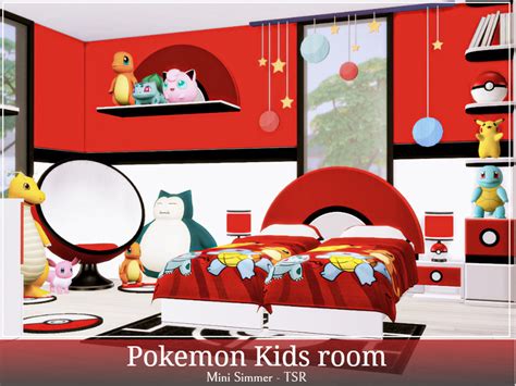 tsr sims 4 pokemon toddler bed