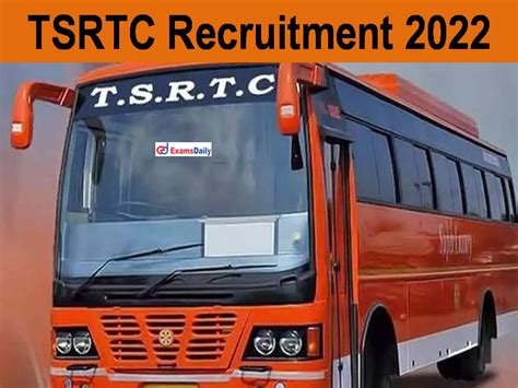 tsrtc recruitment 2024