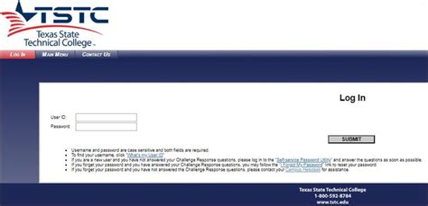 tstc student portal help