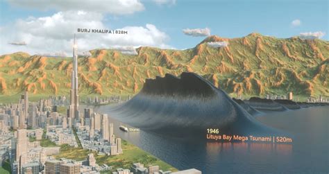 tsunami hauteur examples