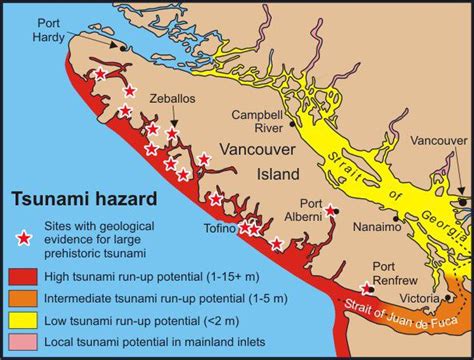 tsunami map vancouver island