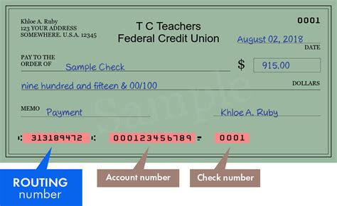 ttcu credit union routing number