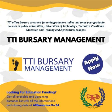 tti bursary application 2024 closing date