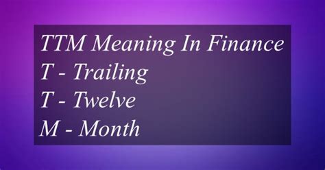 ttm yahoo finance meaning