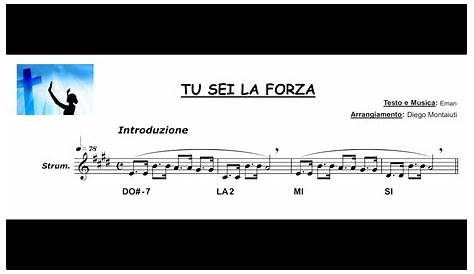 Tu sei la forza (Eman) - Arr. vocale/orchestrale: Diego Montaiuti - YouTube