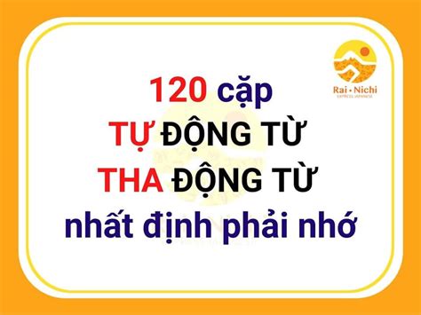 tu dong tu va tha dong tu