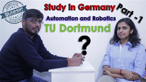 tu dortmund university master robotics