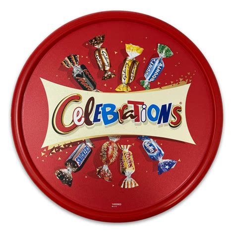 tub of celebrations chocolates