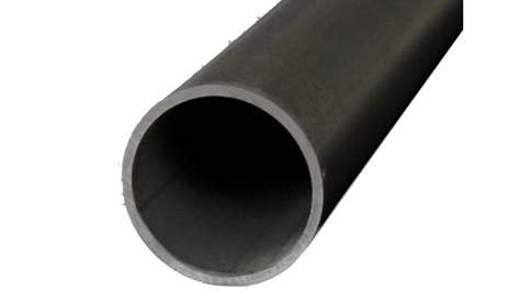 Tube métal noir sans filetage 20 mm diamètre et 1350 mm