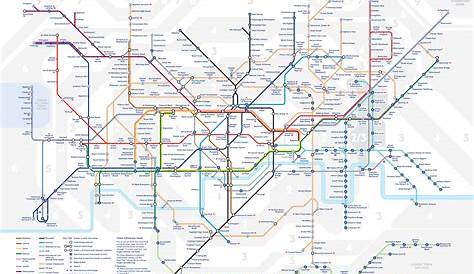 London Tube Maps and Zones 2018 Chameleon Web Services