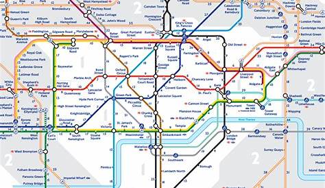 Tube Map London Tfl New Has Just Been Released Stretching Into