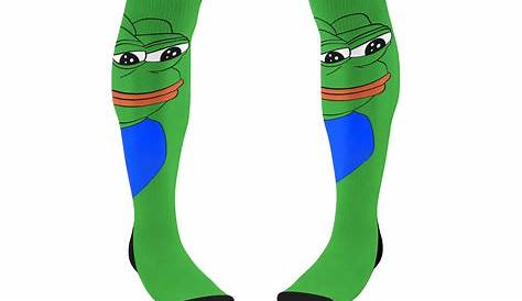 Pepe frog meme socks Christmas socks funny tube socks Meme