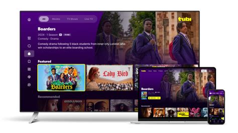 Tubi user interface