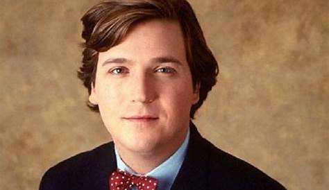 Young Tucker Carlson Bow Tie / Yahoo - Tucker carlson started wearing a