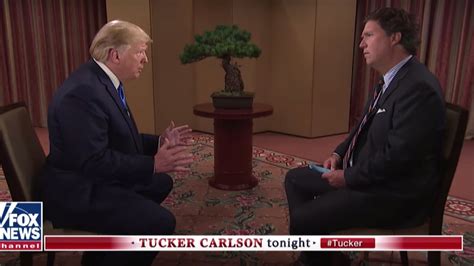 tucker carlson and donald trump interview