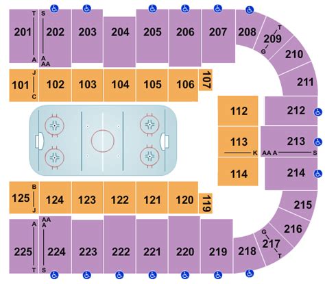 tucson arena map