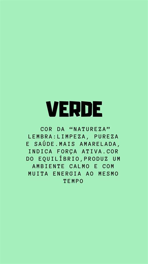 tudo sobre a cor verde