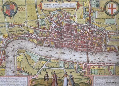 tudor map of london