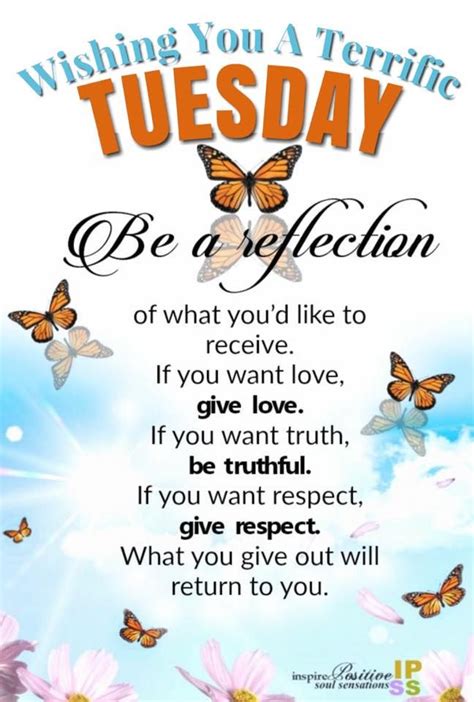 tuesday reflection for work