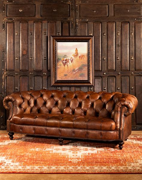 Incredible Tufted Leather Sofa Set For Small Space