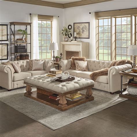 Favorite Tufted Living Room Set Beige Update Now