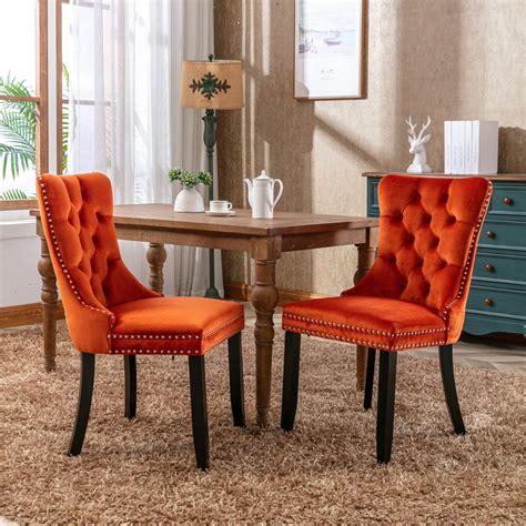 Tufted Dining Chair Set Of 2