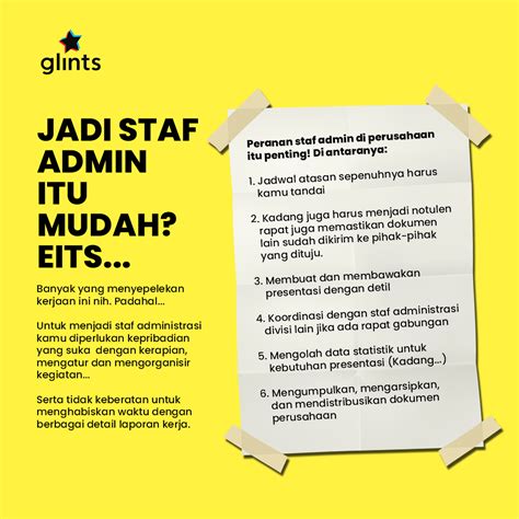 tugas dan tanggung jawab admin produksi