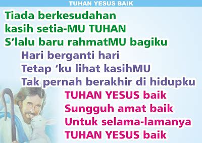 tuhan yesus baik lirik