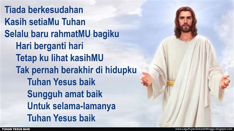 tuhan yesus sungguh baik lirik