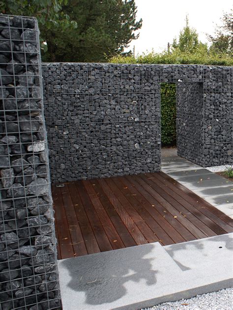 Tuinafscheiding Met Stenen