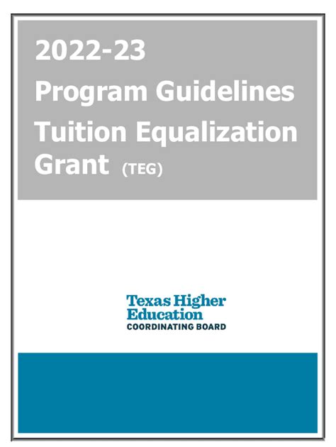 Tuition Equalization Grant (Teg)