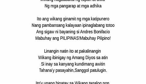 Isang Tula Para Sa Bansa Mga Tagalog Na Tula Sa Pilipinas - Vrogue