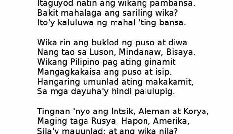 Tula Tungkol sa Wikang Filipino ~ Mga Tagalog na Tula sa Pilipinas