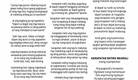 Tula Tungkol Sa Paggawa Ng Kabutihan | pagsulatizen