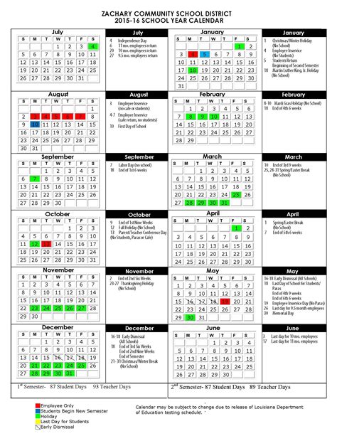 Tulane Law Academic Calendar 2024-2025