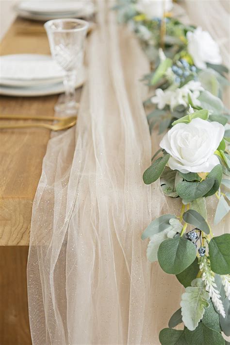 Tulle As Table Runner